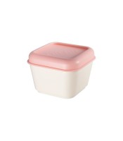 Boîte hermétique carrée 0.33L série 1918 rose R.085111P  XXX