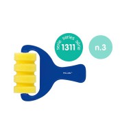 Rouleau peinture mousse 71mm ø 43mm franges verticales R.0413113XXX