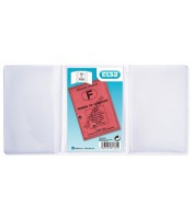Etui 75x105mm cristal 30/100ème pvc permis de conduire R.100202653