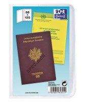 Etui 88x125mm cristal 30/100ème pvc passeport R.100202651