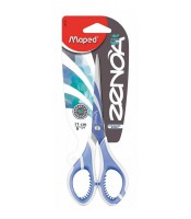 Ciseaux 17cm zenoa fit asymétrique bi-mat lame acier blister R.596110