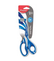 Ciseaux 21cm zenoa fit lame acier asymétrique bi-mat blister R.599110
