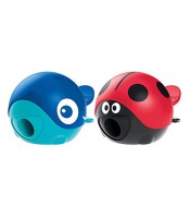 Taille-crayon 1 usage croc croc Ladybug Baleine R.018112