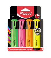 Surligneur 4 couleurs en blister R.742547