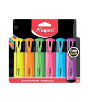 Surligneur 6 couleurs en blister R.742557