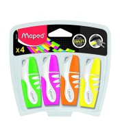 Surligneur mini 4 couleurs en blister R.742777