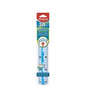 Règle double décimètre 20cm incassable R.244120