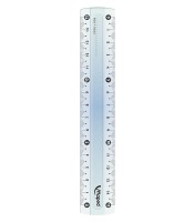 Règle plate 15 cm Essentials cristal R.146507