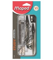 Set de géometrie study 10 pièces blister R.019409