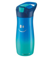 Gourde inox 580ml dégradé bleu vert R.871303   XXX