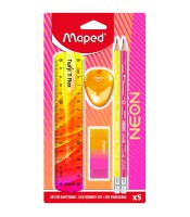 Kit scolaire néon 5 pièces R.981883