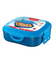 Boîte goûter concept étanche carré 740ml bleu R.870803  XXX