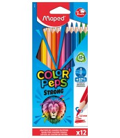 Crayons couleur boîte de 12 color'peps strong R.862712