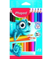 Crayons couleur large boîte de 12 color'peps strong R.863312