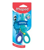 Ciseaux 12cm bouts ronds Kidipulse sécurité blister R.472110