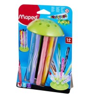 Feutres pointe moyenne boîte de 12 Jungle Innovation R.845445