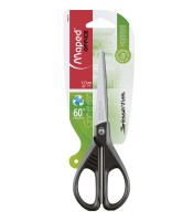 Ciseaux 17cm essentials green lame acier asymétrique R.468010