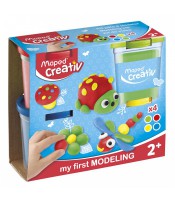 Pâte à modeler pot de 4 couleurs R.907200  