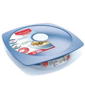 Assiette à déjeuner adulte 900ml bleu R.870203   s