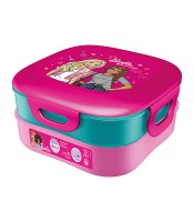 Boîte goûter 2 compartiments barbie rose R.871097