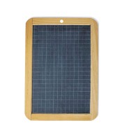 Ardoise naturelle 18x26cm 1 face unie + 1 face quadrillée R.258550