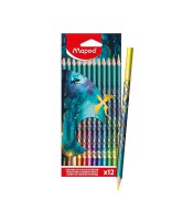Crayons couleur boîte de 12 dragon R.862234