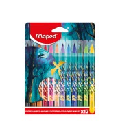 Feutres pointe fine boite de 12 dragon R.845434