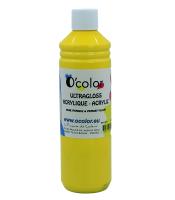 Peinture  acrylique 500ml jaune primaire R.0217