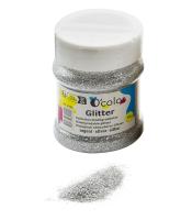 Paillettes pot 100g ultrafines argent R.2222