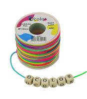 Bobines cordelette fluo multicolore Ø 1.5mm x 45m R.2021