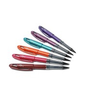 Stylo feutre plume tradio pointe fine couleurs assorties R.PTRJ96-12M