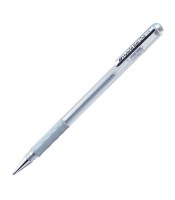 Stylo roller gel grip argent hybrid R.K118-XZ
