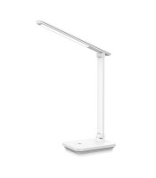 Lampe de bureau LED rechargeable USB blanche