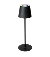 Lampe de bureau LED rechargeable waterproof noire