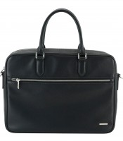 Porte documents 37x27x5.5cm Chris cuir noir R.64173