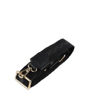 Bandoulière pour sac coton + bande cuir piqûre coloris assortis R.862