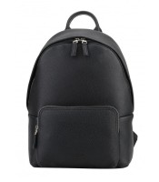 Sac à dos 19x40x16.5cm Ethan cuir noir R.64135