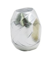 Bolduc 10mmx10m oeuf effet miroir argent R.OM1110M
