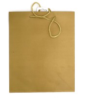 Sac cadeau cabas 26x13x32cm doré R.108MBL