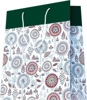 Sac cadeau cabas 18x10x23cm imprimé coloris assortis R.3722NAM