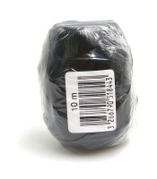 Bolduc oeuf 10mx10mm noir mat R.OMAT1010M