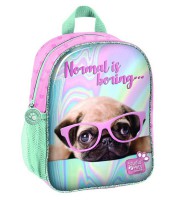 Sac à dos petit modèle Studio Pets rose/bleu clair R.PTM-303