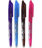 Stylo frixion 0.7mm 4 couleurs bleu-rose-violet-marron R.BL-FR7-S4-2