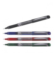 Stylo roller 0,7mm 4 couleurs bleu-noir-rouge-vert Hi-tecpoint V7grip