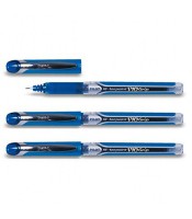 Stylo roller 1.0mm bleu Hi-tecpoint V10 grip R.BXGPN-V10-L