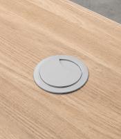 Obturateur / passe câble blanc Ø 60mm - perçage compris