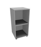 Rayonnage bas simple aluminium L43 x P45 x H86 cm  XXX