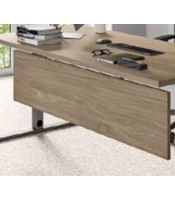 Voile de fond pour bureau box L180 cm orme  p/QF066