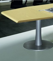 Prologation 70x110 cm noyer pour table de réunion IDEA QF406/QF410