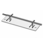Rail L140 cm ép 25-30 mm blanc pour bureau bench avec cuvette